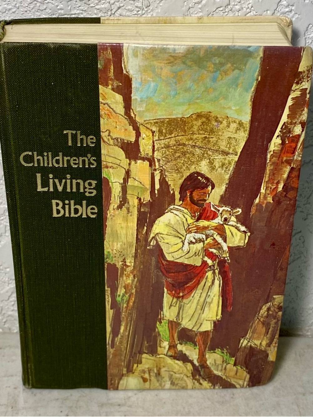 Vintage The Children’s Living Bible Paraphrased Illustrated 1973 Hardcover Kids